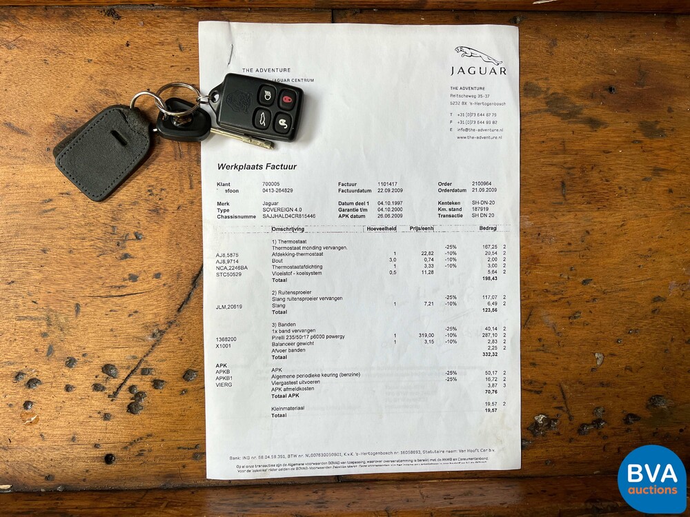 Jaguar Souverän 4.0 V8 Automatik XJ 1997 -Org. NL-, SH-DN-20.