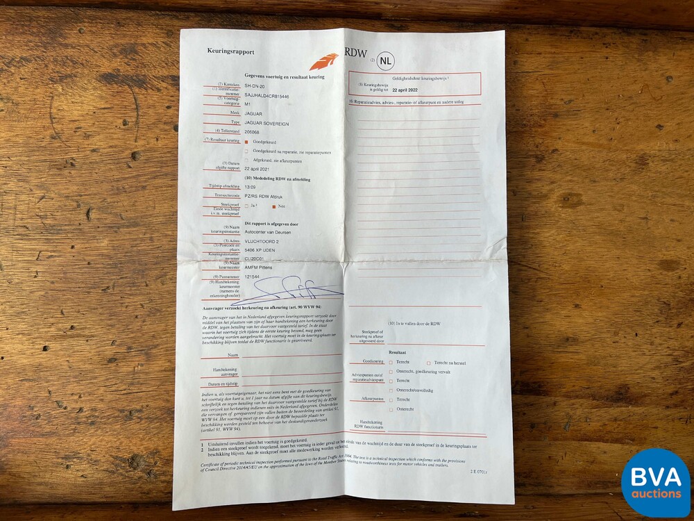 Jaguar Souverän 4.0 V8 Automatik XJ 1997 -Org. NL-, SH-DN-20.