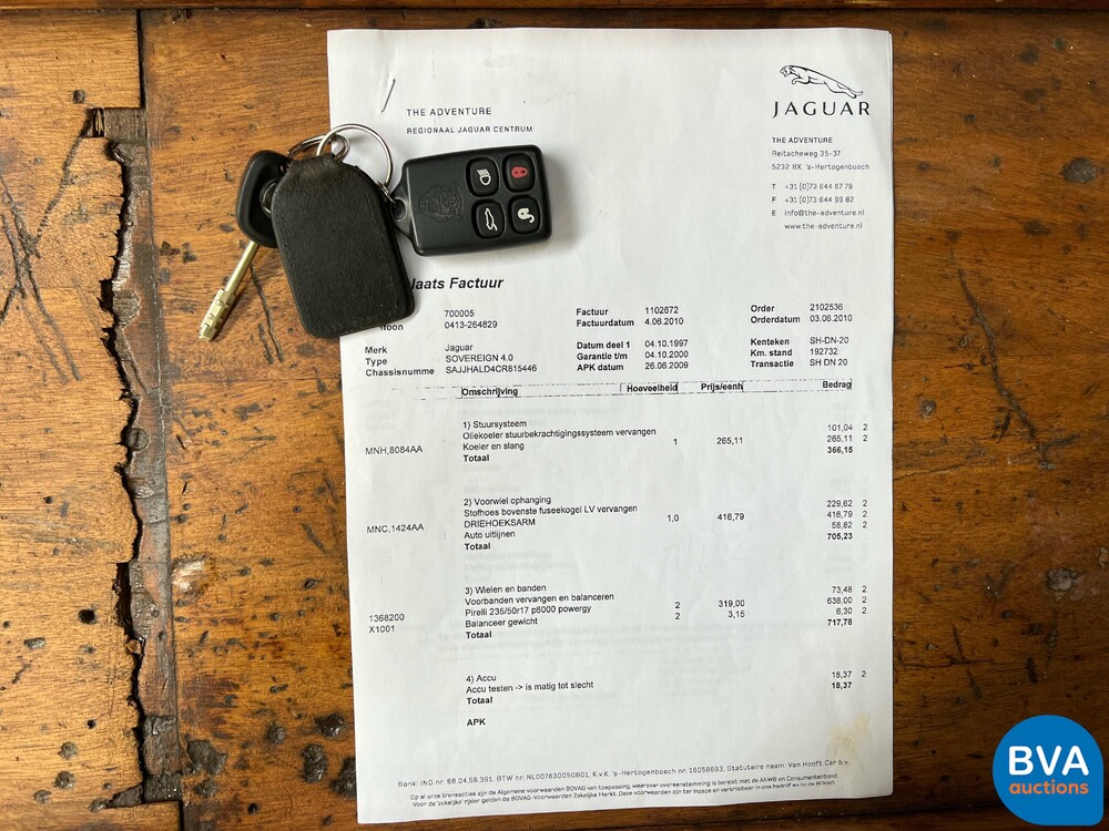 Jaguar Souverän 4.0 V8 Automatik XJ 1997 -Org. NL-, SH-DN-20.