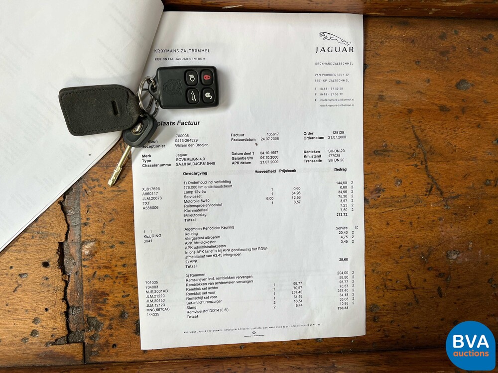 Jaguar Souverän 4.0 V8 Automatik XJ 1997 -Org. NL-, SH-DN-20.