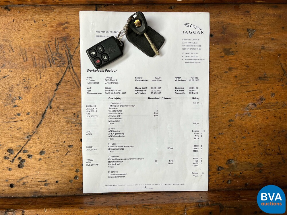 Jaguar Souverän 4.0 V8 Automatik XJ 1997 -Org. NL-, SH-DN-20.