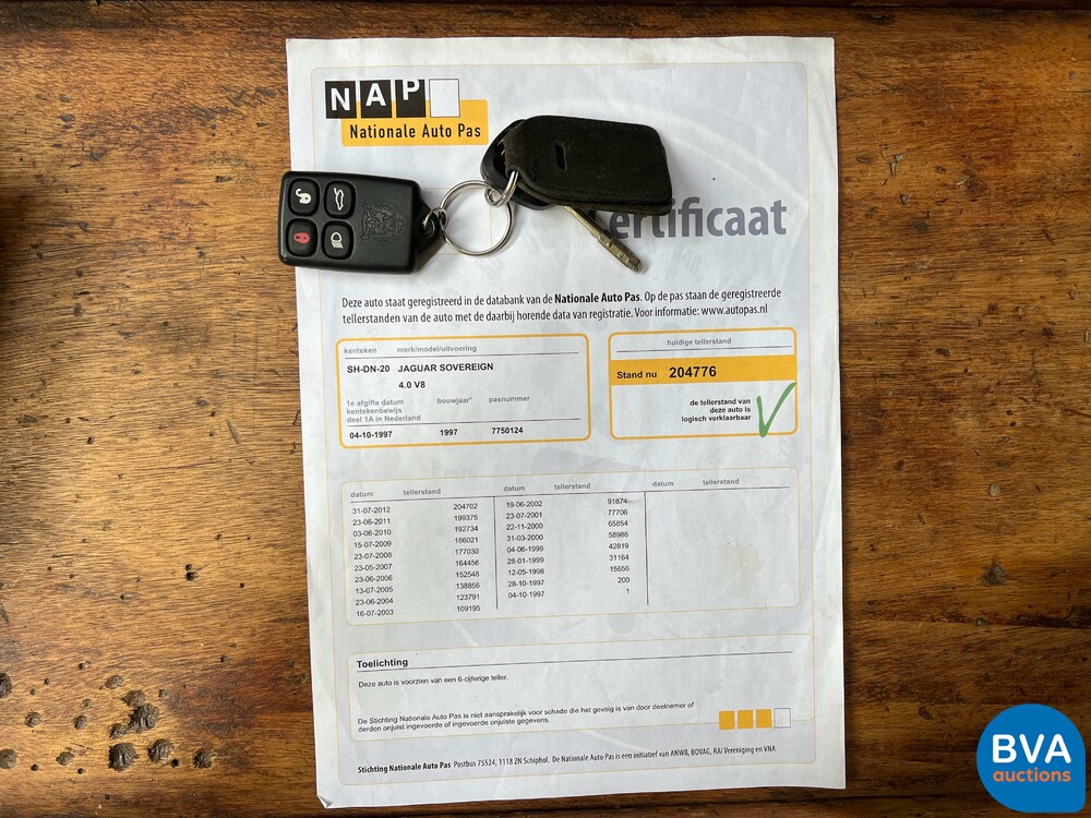 Jaguar Souverän 4.0 V8 Automatik XJ 1997 -Org. NL-, SH-DN-20.