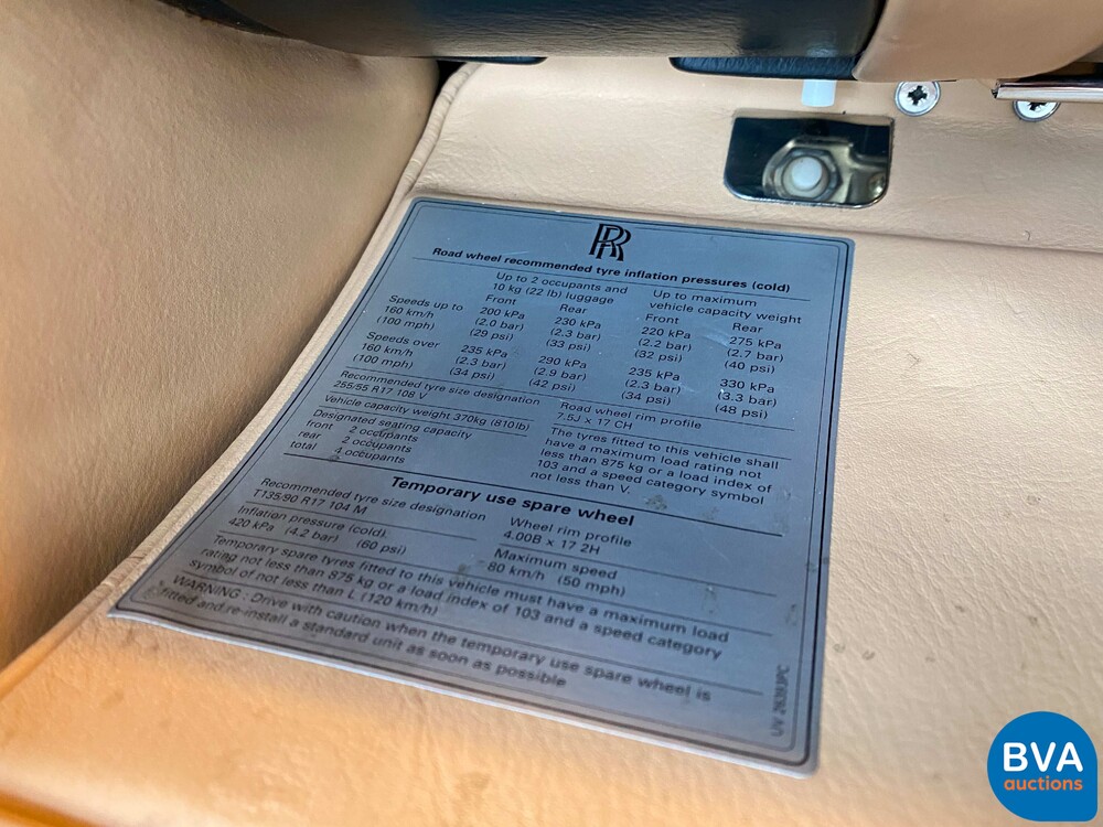 Rolls Royce Corniche V 6.75 V8 Cabriolet 2000 Convertible (1 or 374 Worldwide), 91-HF-TP.