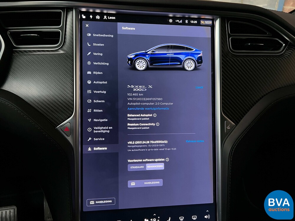 Tesla Model X 100D 6-Personen 417PS 2017 Org.-NL, PR-391-T.