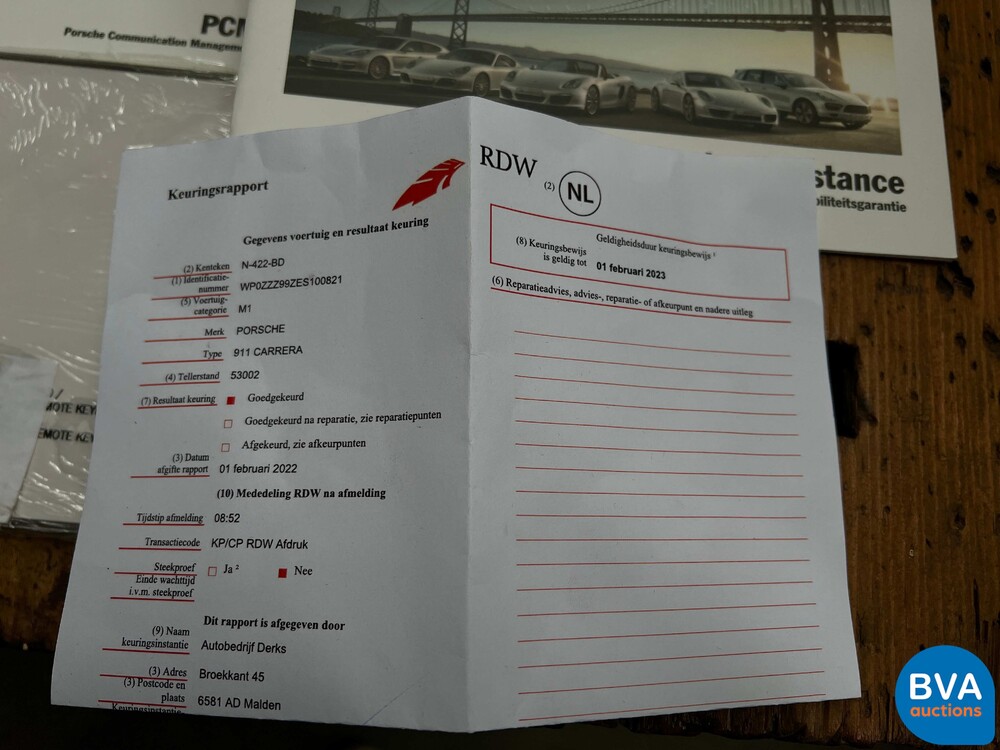 Porsche 911 Carrera Coupé 3.4 349 PS 2014, N-422-BD.