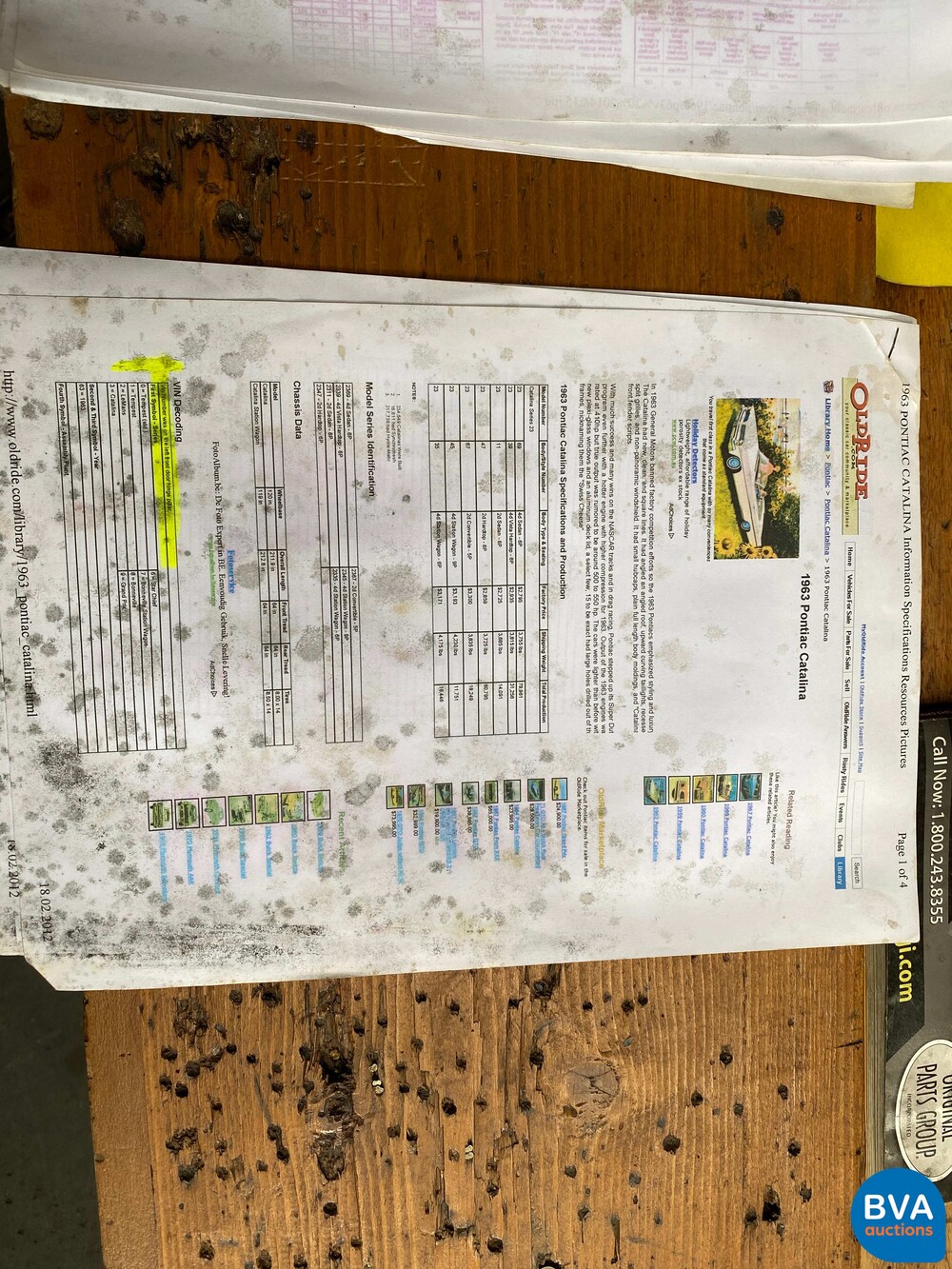 Pontiac Catalina 5.7 V8 175 PS 1963.