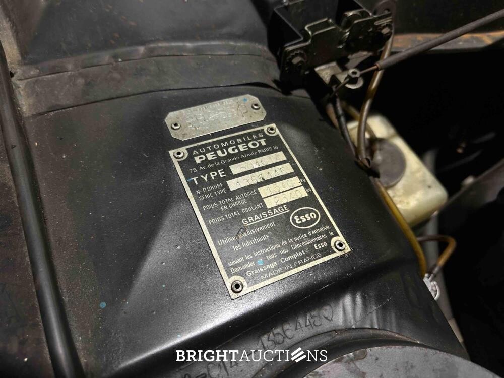 Peugeot 504 Pininfarina 2.0 Coupé Inj. 2-deurs 105pk 1972, AL-38-34