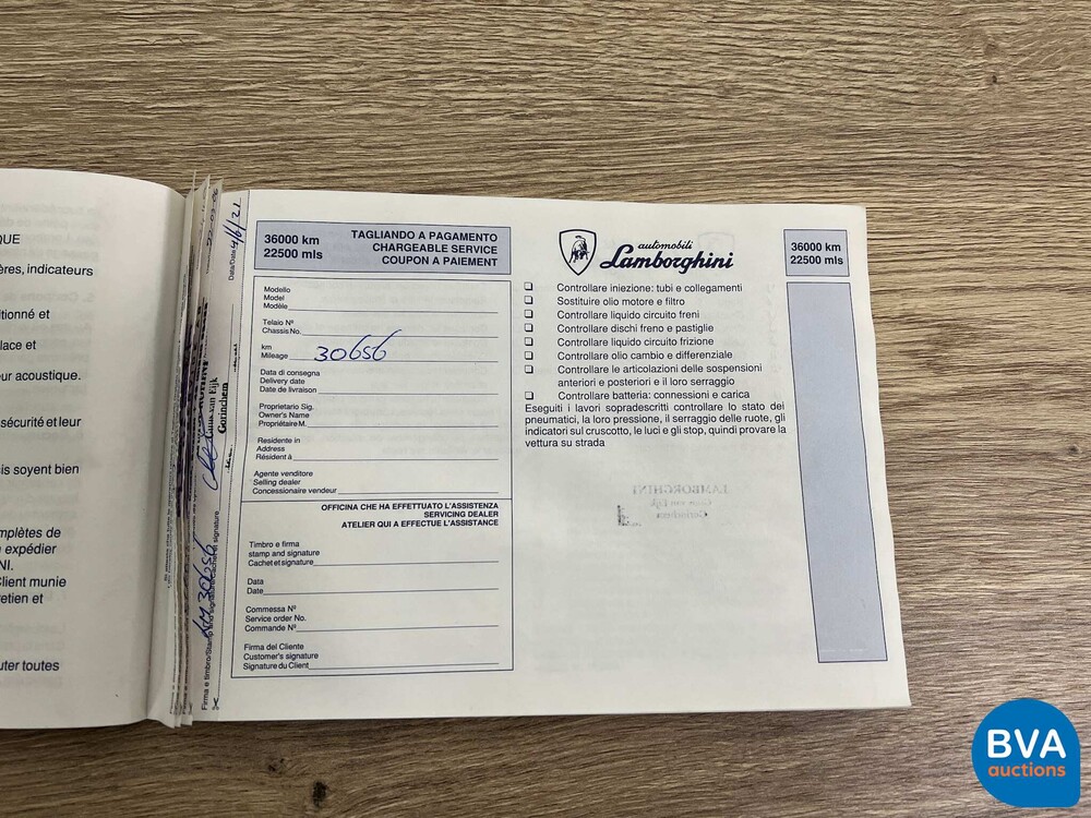 Lamborghini Diablo VT Roadster 5.7L V12 530pk 1996