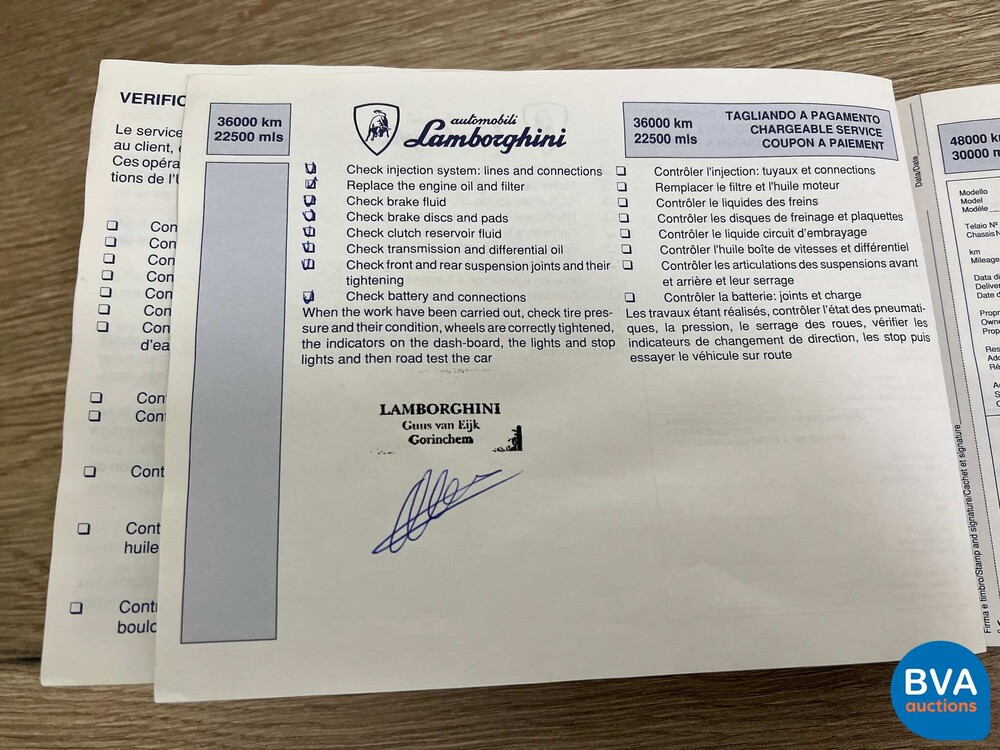 Lamborghini Diablo VT Roadster 5.7L V12 530pk 1996