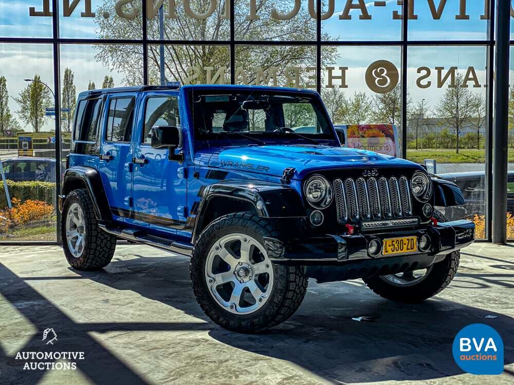 Jeep Wrangler Unlimited 3.6 Sahara CUSTOM 284pk 2015, L-530-ZD