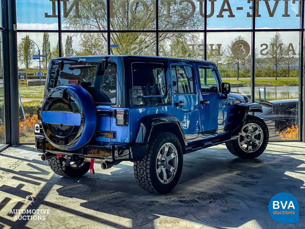 Jeep Wrangler Unlimited 3.6 Sahara CUSTOM 284pk 2015, L-530-ZD