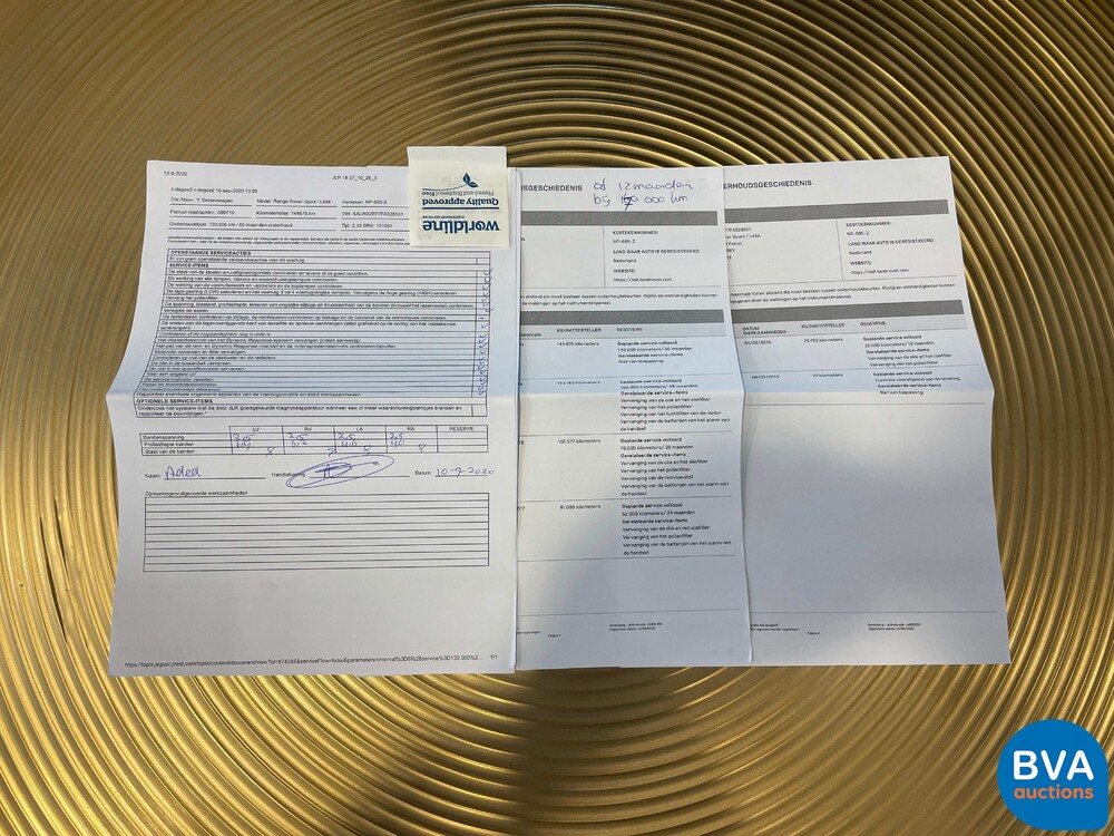 Land Rover Range Rover Sport SVR 5.0 V8 Supercharged 551pk 2015, NP-685-Z