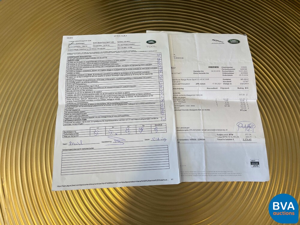 Land Rover Range Rover Sport SVR 5.0 V8 Supercharged 551pk 2015, NP-685-Z