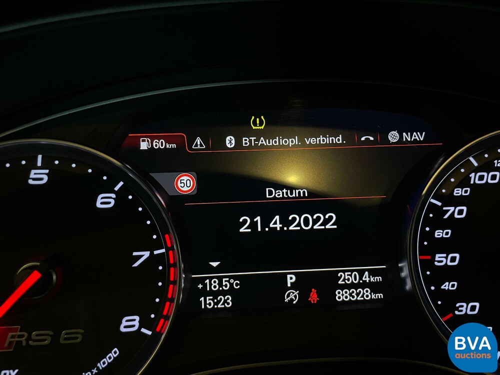 Audi RS6 Avant 4.0 TFSI Quattro Performance Pro Line Plus 605pk 2017, H-115-JD