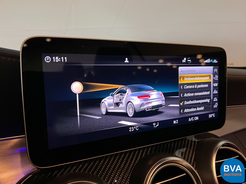 Mercedes-Benz C63s AMG 4.0 V8 Cabriolet C-klasse 510pk 2020 FACELIFT, K-129-DL