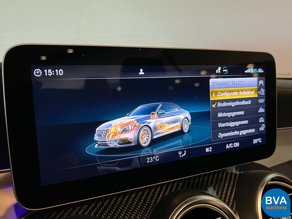 Mercedes-Benz C63s AMG 4.0 V8 Cabriolet C-klasse 510pk 2020 FACELIFT, K-129-DL