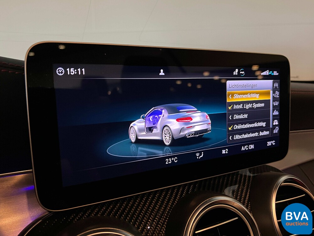 Mercedes-Benz C63s AMG 4.0 V8 Cabriolet C-klasse 510pk 2020 FACELIFT, K-129-DL