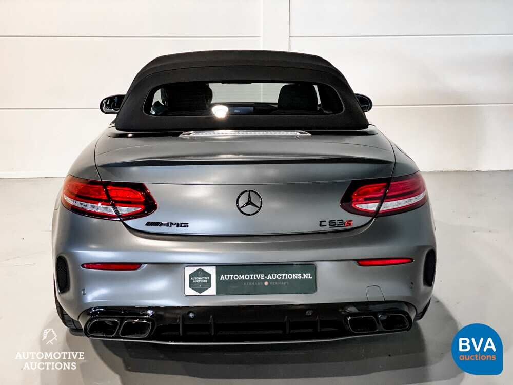 Mercedes-Benz C63s AMG 4.0 V8 Cabriolet C-klasse 510pk 2020 FACELIFT, K-129-DL