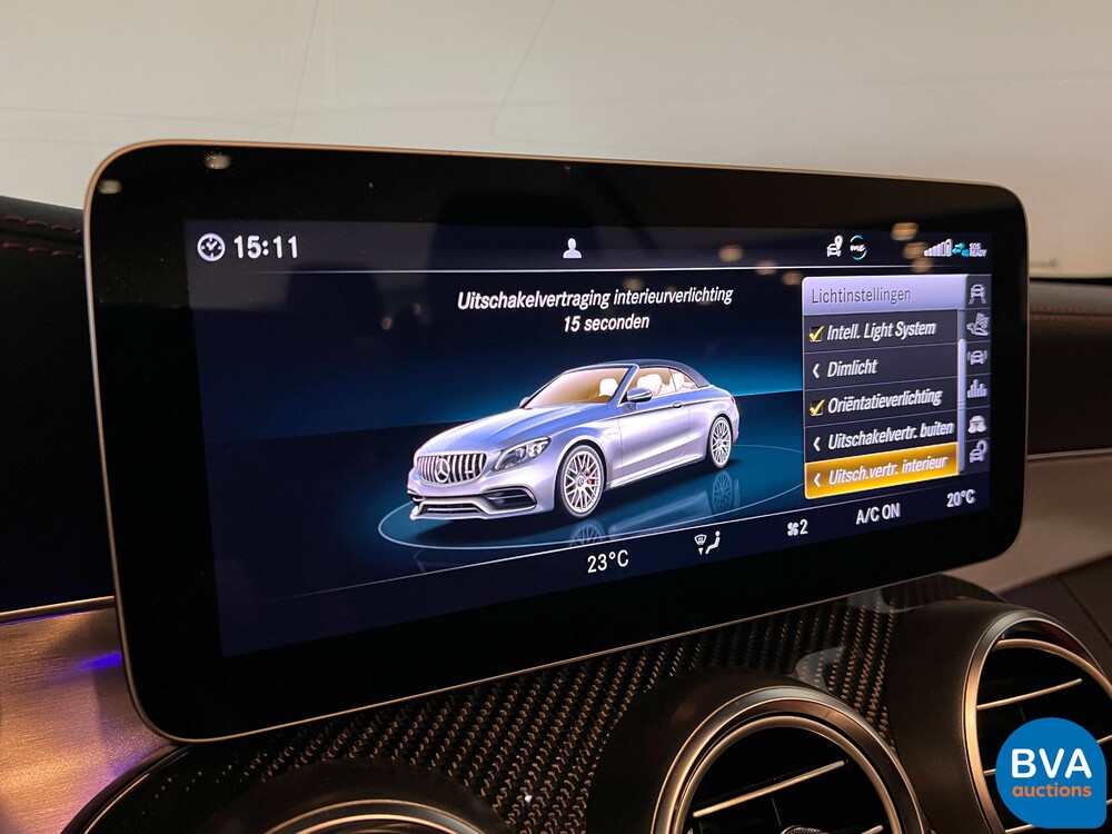 Mercedes-Benz C63s AMG 4.0 V8 Cabriolet C-klasse 510pk 2020 FACELIFT, K-129-DL