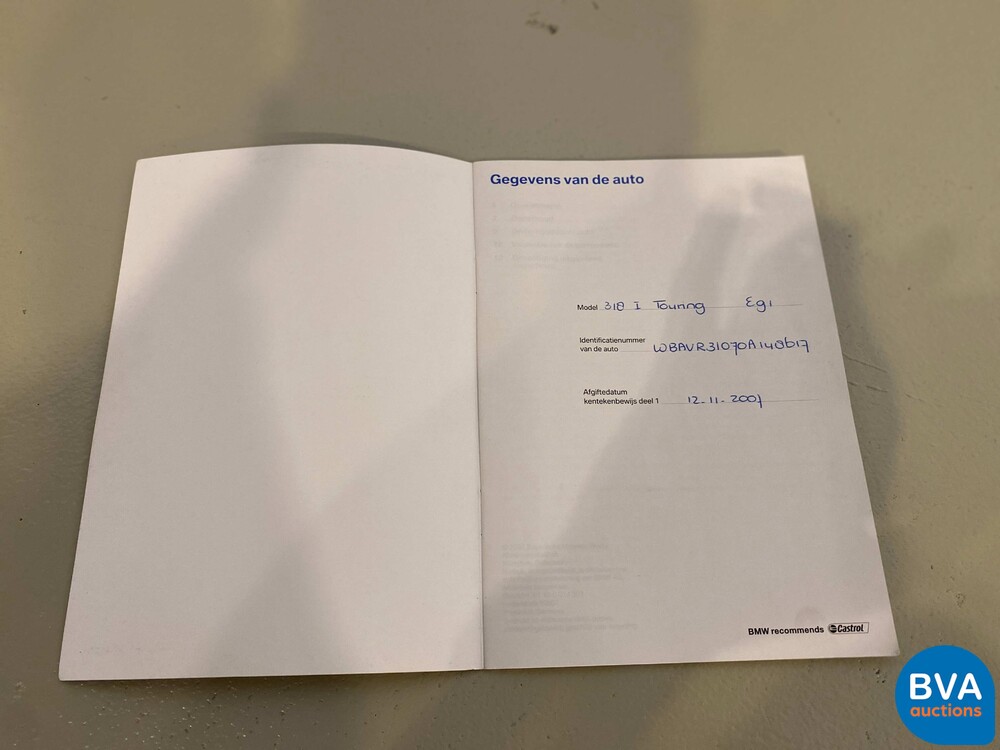 BMW 318i Executive 3-serie Touring 143pk 2007 -Org. NL-, 42-XZ-GX