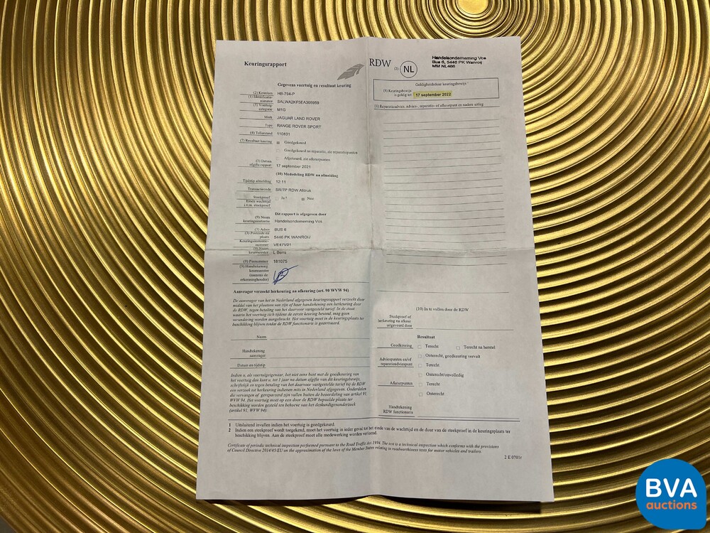 Land Rover Range Rover Sport 3.0 SDV6 Autobiography 292pk 2013, HB-794-P