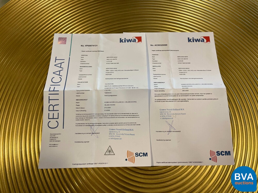 Mercedes-Benz S63 AMG Coupé 4Matic+ 612pk 2020 -Org.NL- FACELIFT, H-270-DR