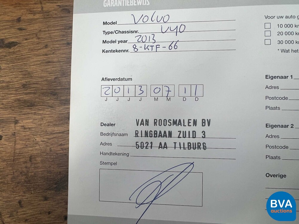 Volvo V40 D2 R-Design 114PS 2013 -Org. NL-, 8-KTF-66.