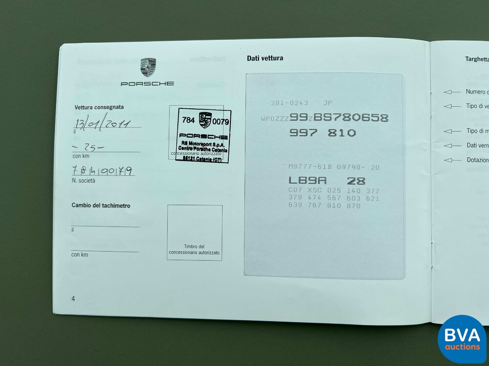 Porsche 911 GT3 3.8 435 PS 2011 997 MK2 FACELIFT -GARANTIE-, PP-592-X.