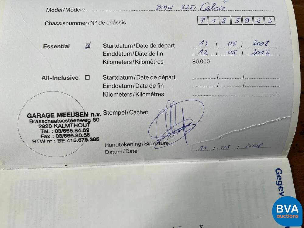 BMW 325i Cabriolet High Executive 3er-Reihe 211 PS 2008, K-815-VT.