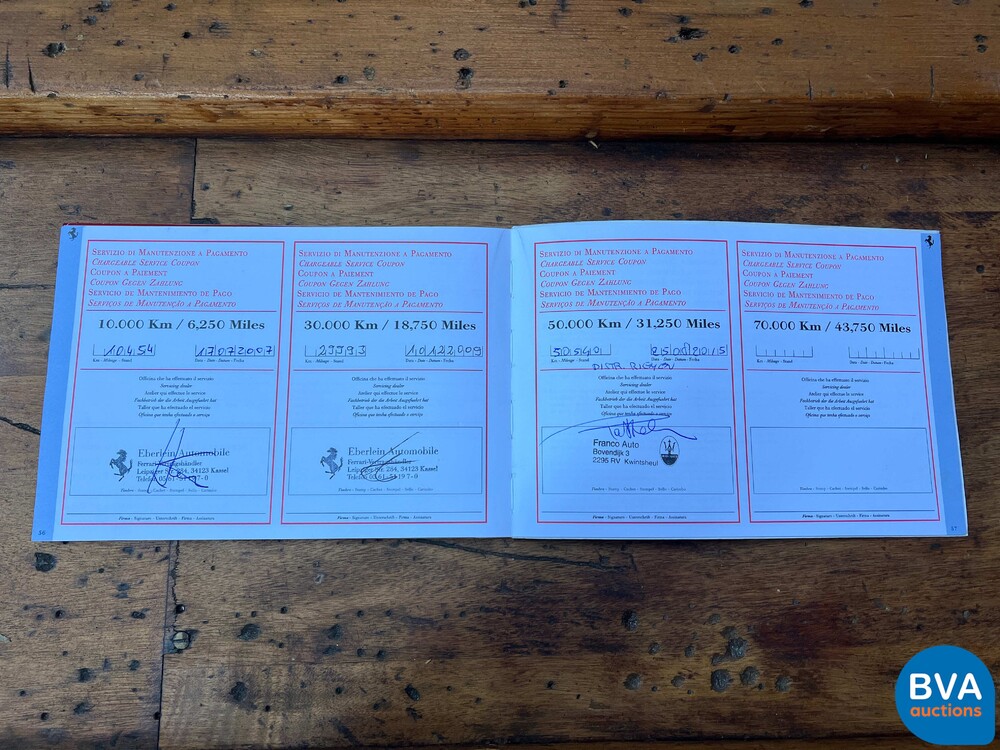 Ferrari 612 Scaglietti F1 540 PS 5.2L V12 2006, K-108-LS.