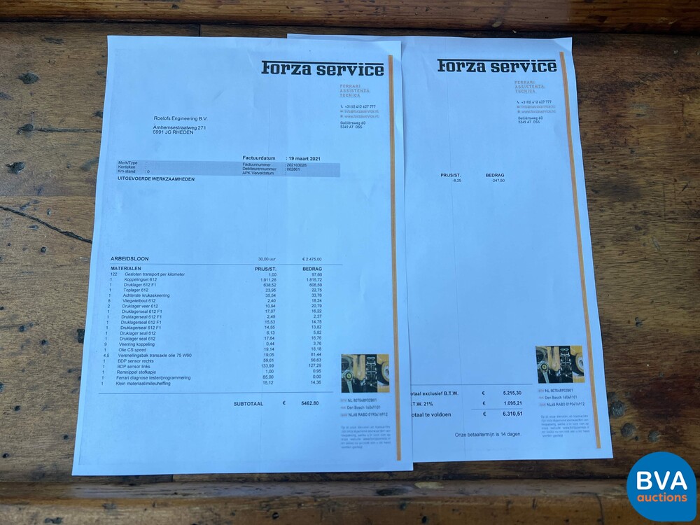 Ferrari 612 Scaglietti F1 540 PS 5.2L V12 2006, K-108-LS.