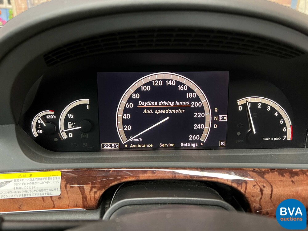 Mercedes Benz S600 Lang 5.5 V12 517pk -YOUNGTIMER-.
