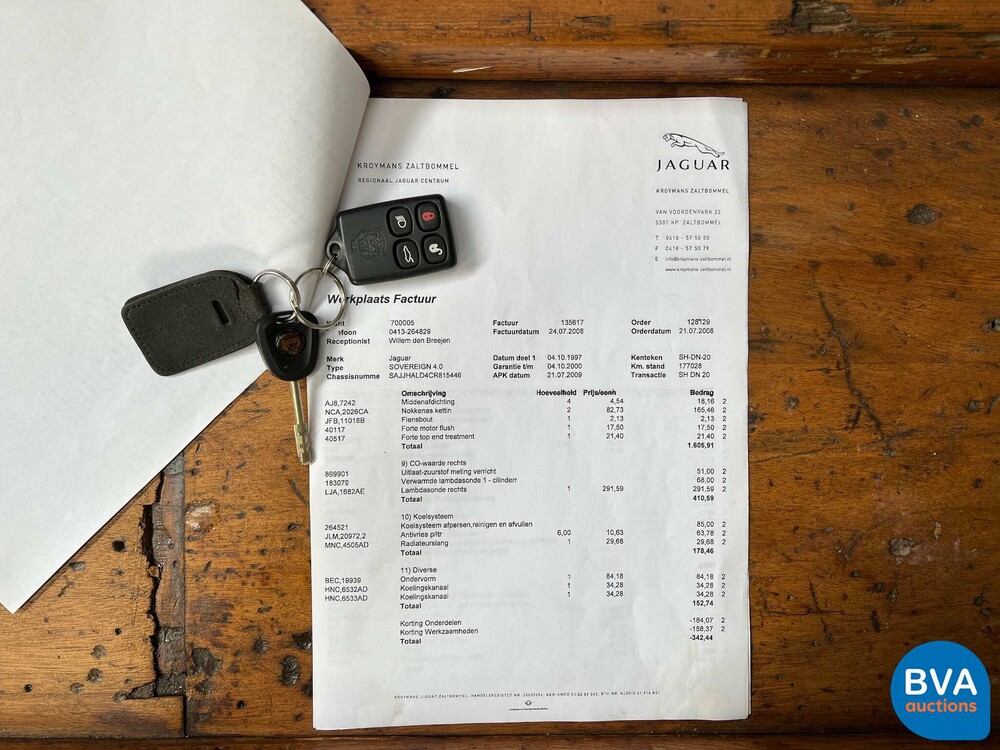 Jaguar Souverän 4.0 V8 Automatik XJ 1997 -Org. NL-, SH-DN-20.