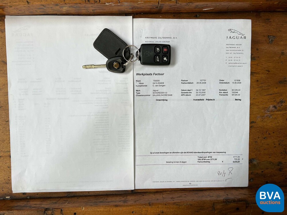 Jaguar Souverän 4.0 V8 Automatik XJ 1997 -Org. NL-, SH-DN-20.