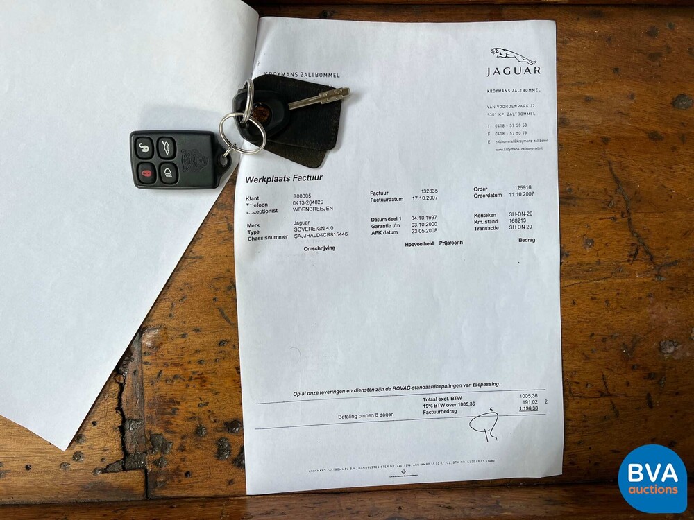 Jaguar Souverän 4.0 V8 Automatik XJ 1997 -Org. NL-, SH-DN-20.