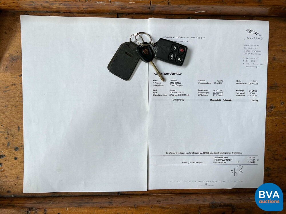 Jaguar Souverän 4.0 V8 Automatik XJ 1997 -Org. NL-, SH-DN-20.