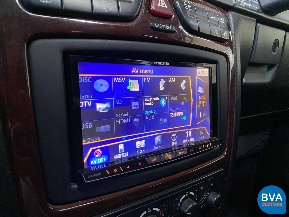 Mercedes G500 AMG Lang 7Personen 296pk 2002 -YOUNGTIMER-.