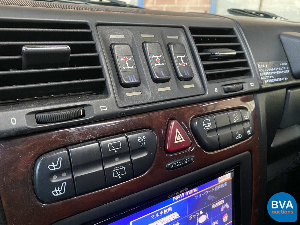 Mercedes G500 AMG Lang 7Personen 296pk 2002 -YOUNGTIMER-.