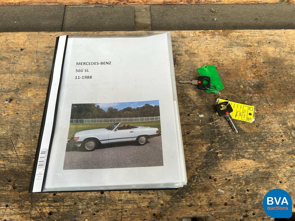 Mercedes-Benz 560SL 226pk R107 SL-Klasse 1988, ZT-404-J.