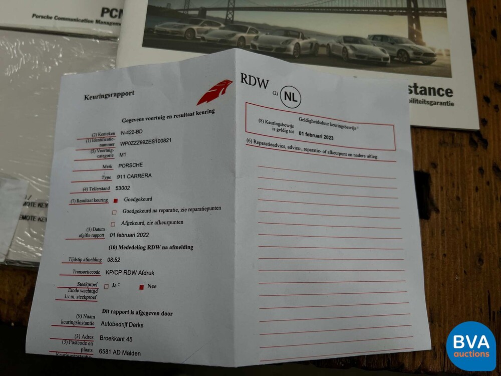 Porsche 911 Carrera Coupé 3.4 349 PS 2014, N-422-BD.