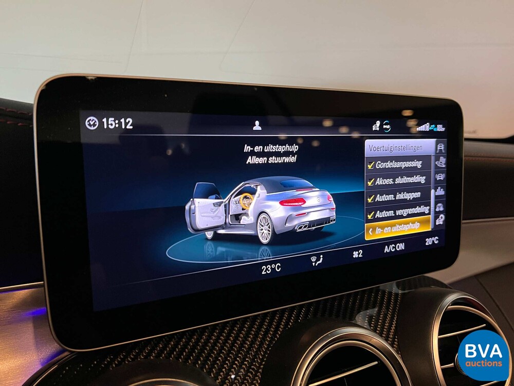 Mercedes Benz C63s AMG 4.0 V8 Cabriolet C-Class 510hp 2020 FACELIFT, K-129-DL.