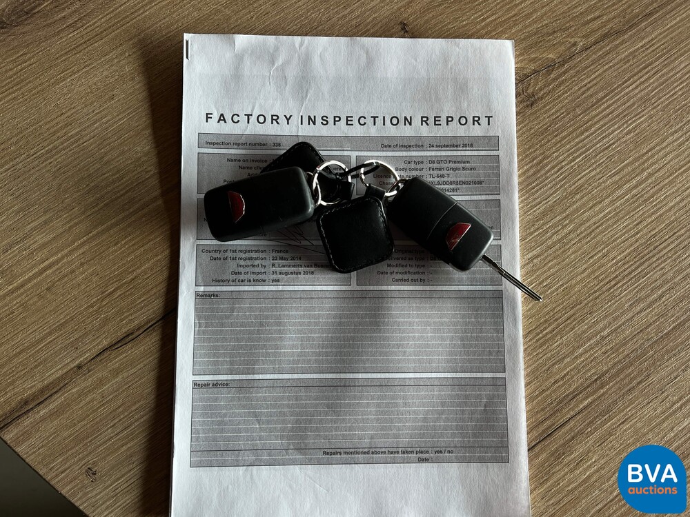 Donkervoort D8 GTO PREMIUM (1 von 25) CARBON 2.5 TFSI R5 Audi RS Performance 2014, TL-648-T.