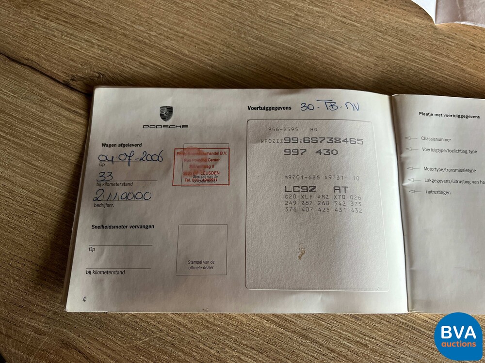 Porsche 911 3.8 Carrera 4S 997 355pk 2006 YOUNGTIMER Org.-NL, 30-TB-NV.
