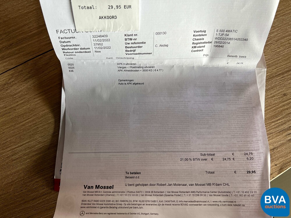 Mercedes-Benz S500 4Matic Prestige Plus S-Klasse 455pk -Org. NL-, 1-TJP-54.