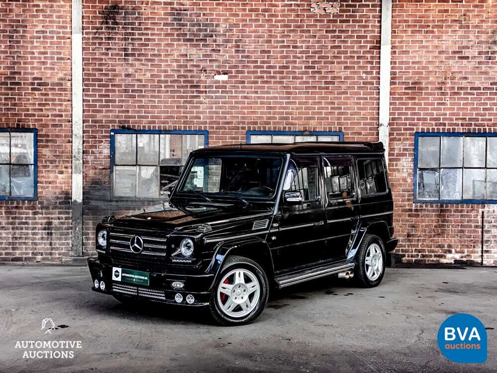 Mercedes G500 AMG Lang 7Personen 296pk 2002 -YOUNGTIMER-.