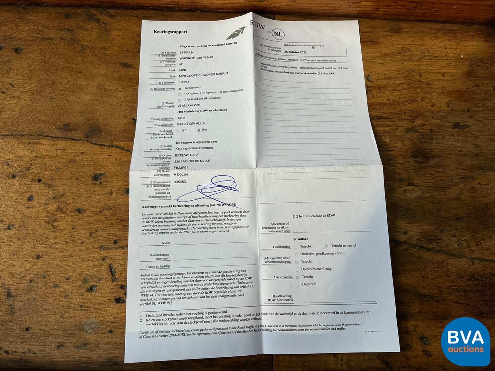 Mini Cabrio 1.6 Cooper Chili 116pk 2004 -Org. NL-, 87-PP-LN.