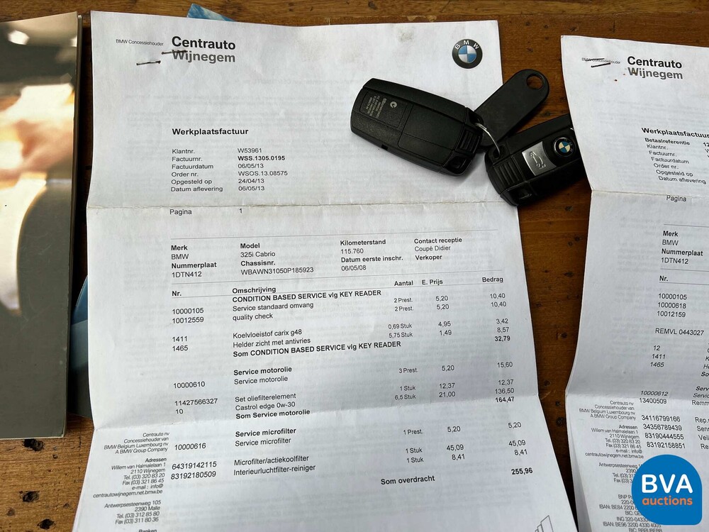 BMW 325i Cabriolet High Executive 3er-Reihe 211 PS 2008, K-815-VT.