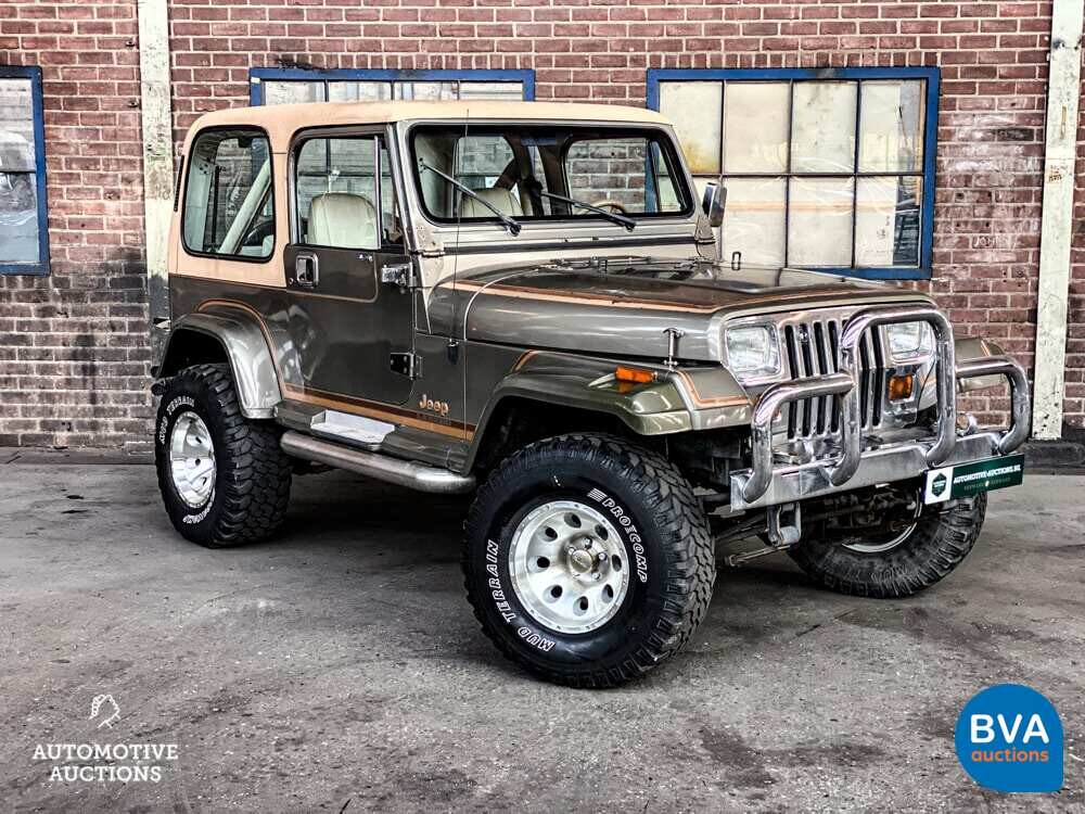 JeepWrangler 4.2 V6 Automatik 4WD 114PS 1988 -Org. NL-, VB-83-YR.