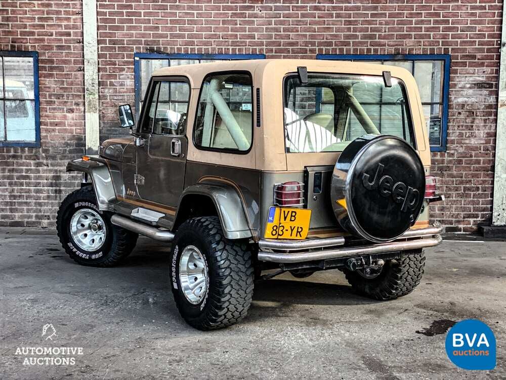 JeepWrangler 4.2 V6 Automatik 4WD 114PS 1988 -Org. NL-, VB-83-YR.