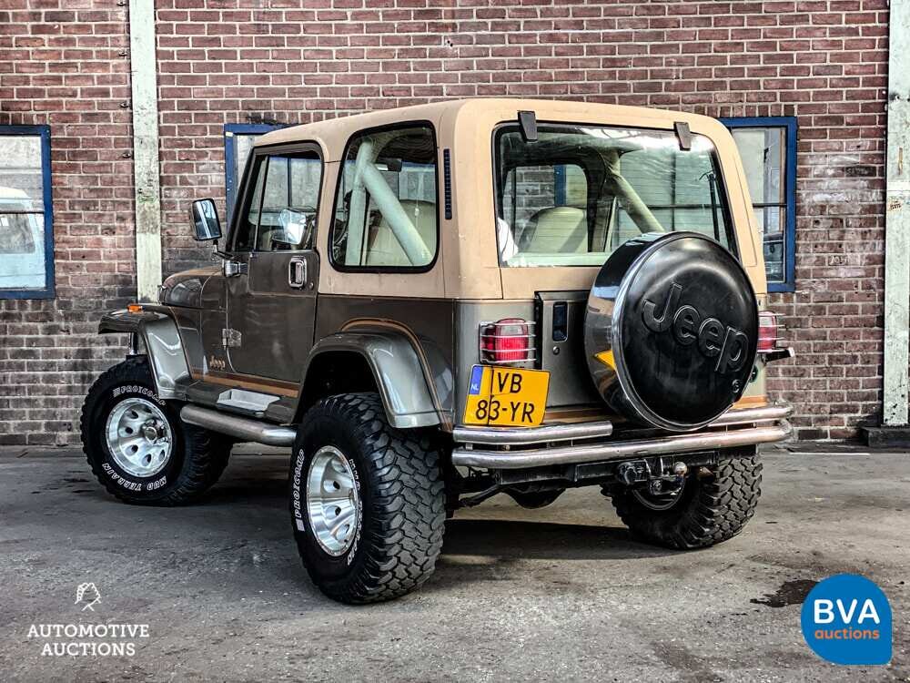 JeepWrangler 4.2 V6 Automatik 4WD 114PS 1988 -Org. NL-, VB-83-YR.